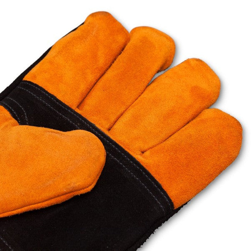 Yoder Smokers Long Leather BBQ Gloves Yoder Smokers Chilliwack BBQ Supply