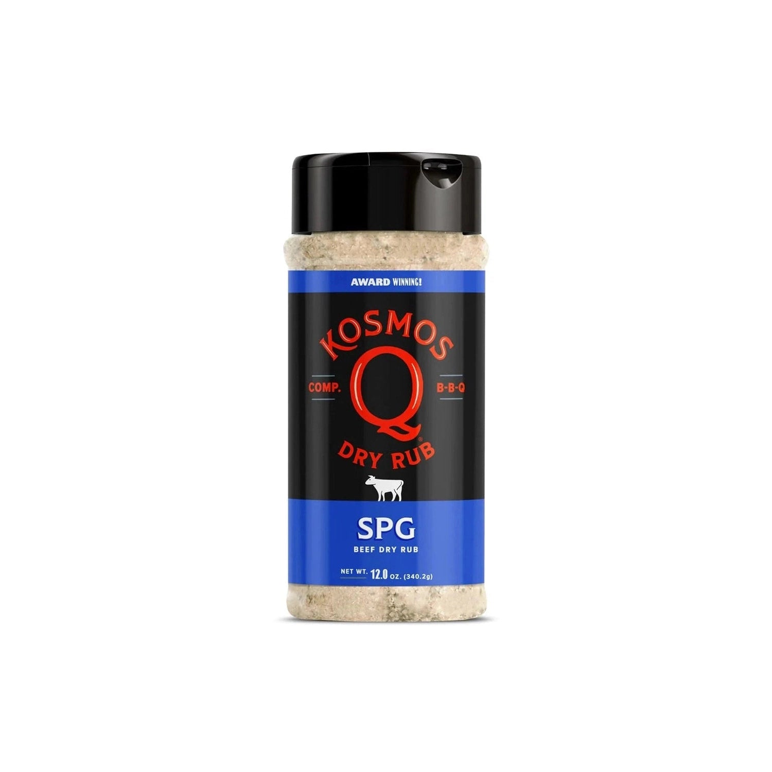 Kosmos Q Dry Rub, Beef, SPG - 12.0 oz