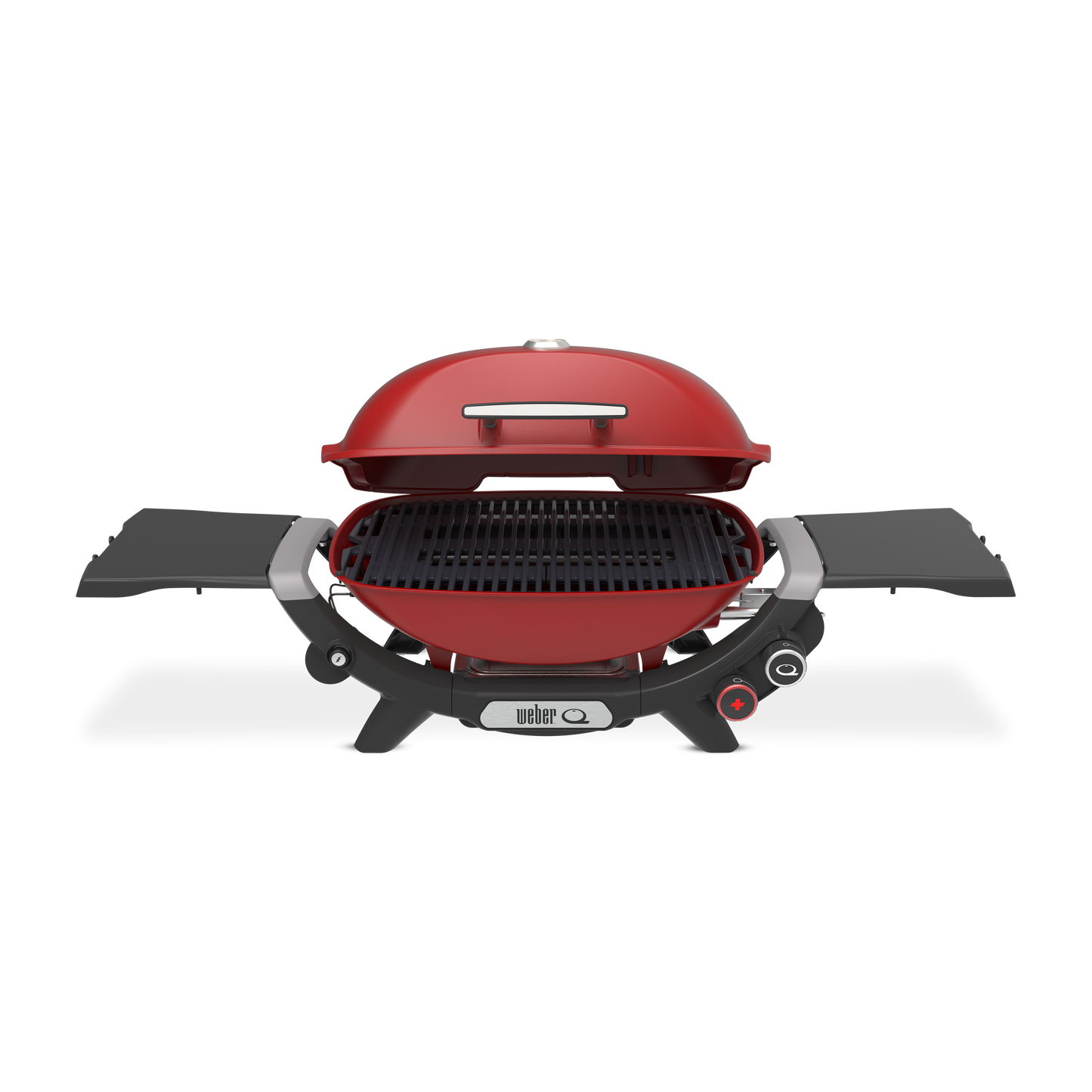 Weber Q2800N+ Portable Propane Gas Grill in Flame Red