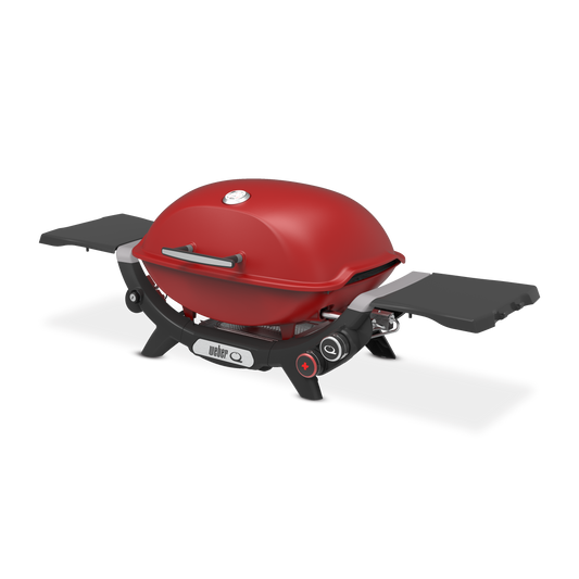 Weber Q2800N+ Portable Propane Gas Grill in Flame Red