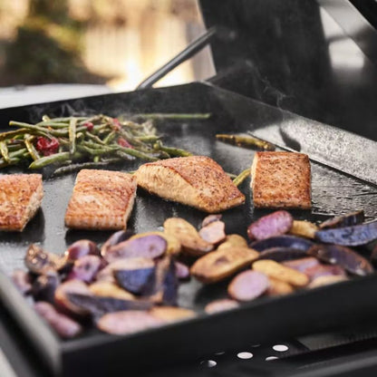Weber Slate™ 30" Rust-Resistant Griddle with extendable side table 3 Burners | Liquid Propane