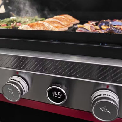 Weber Slate™ 30" Rust-Resistant Griddle with extendable side table 3 Burners | Liquid Propane
