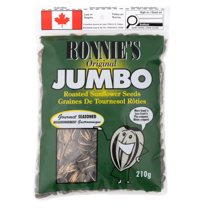 Ronnie’s Jumbo Roasted Sunflower Seeds