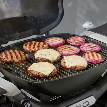 Weber Q 1200N Gas Grill -Liquid Propane Flame Red
