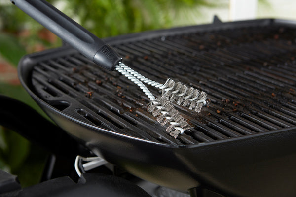 Weber Grill Brush - for Porcelain-Enamelled, Cast-Iron Grates