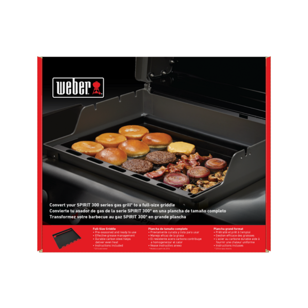Weber Spirit Full-Size Griddle – 300 series Weber Chilliwack BBQ Supply