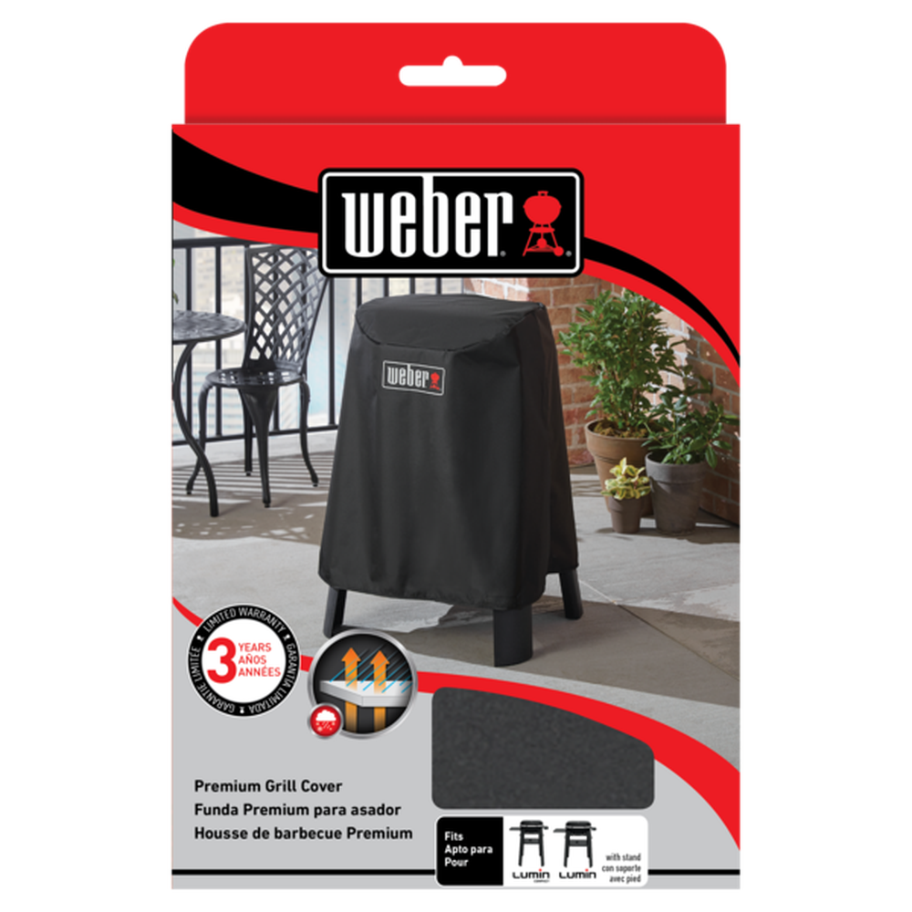 Weber Premium Grill Cover – Lumin Electric Grill with Stand / Lumin Compact Electric Grill with Stand 7196 Weber Chilliwack BBQ Supply