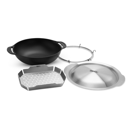 WEBER CRAFTED Wok & Steamer