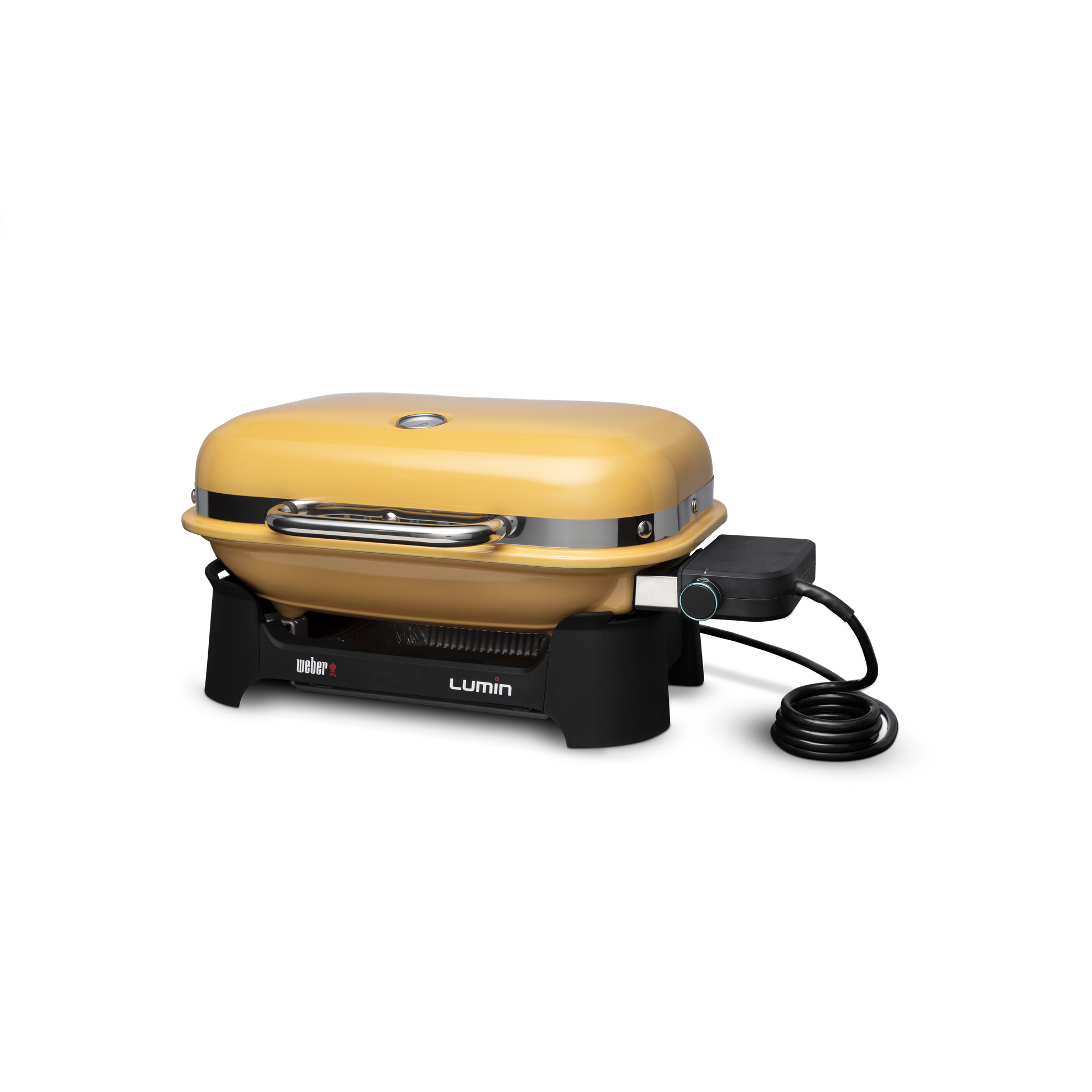 Weber Lumin Compact Electric Grill - Golden Yellow Weber Chilliwack BBQ Supply