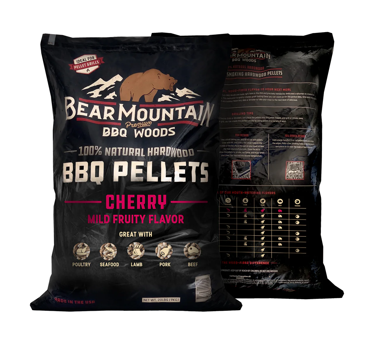 Bear Mountain Cherry Wood  Pellets 20 lbs