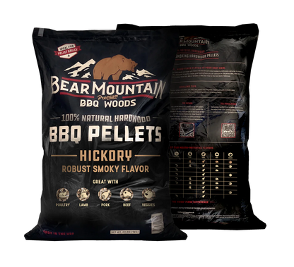 Bear Mountain Hickory BBQ Wood Pellets 20 lbs