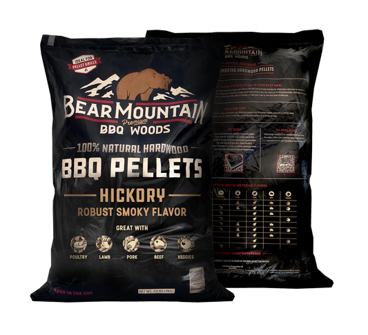 Bear Mountain Hickory BBQ Wood Pellets 20 lbs