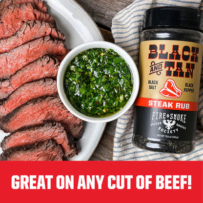 Fire & Smoke Society Black & Tan Steak Rub
