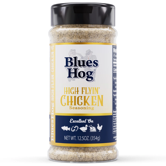 Blues Hog High Flyin' Chicken Seasoning – Buttery Garlic & Citrus Poultry Rub