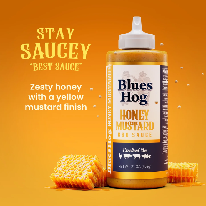 Blues Hog Honey Mustard BBQ Sauce – Sweet & Tangy Gourmet Sauce