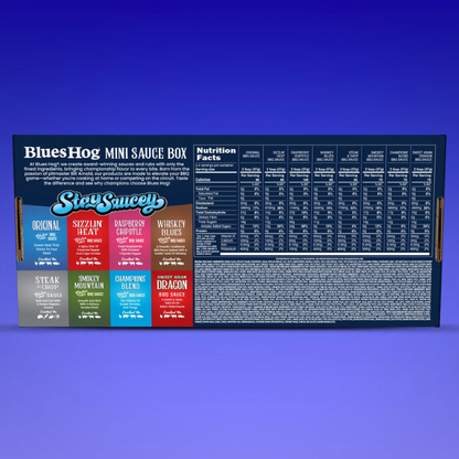 Blues Hog Mini BBQ Sauce Gift Box – 8 Pack Sampler