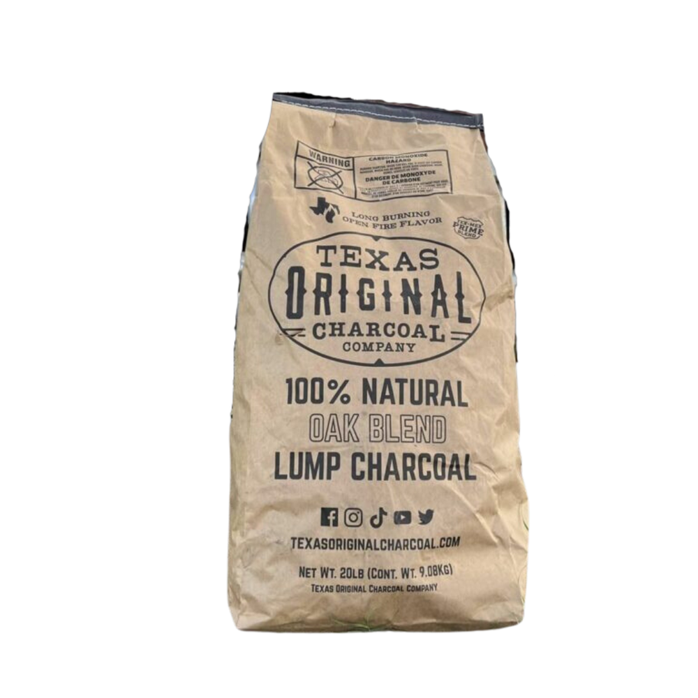 Texas Original Charcoal - 100% Natural Oak Blend Lump Charcoal