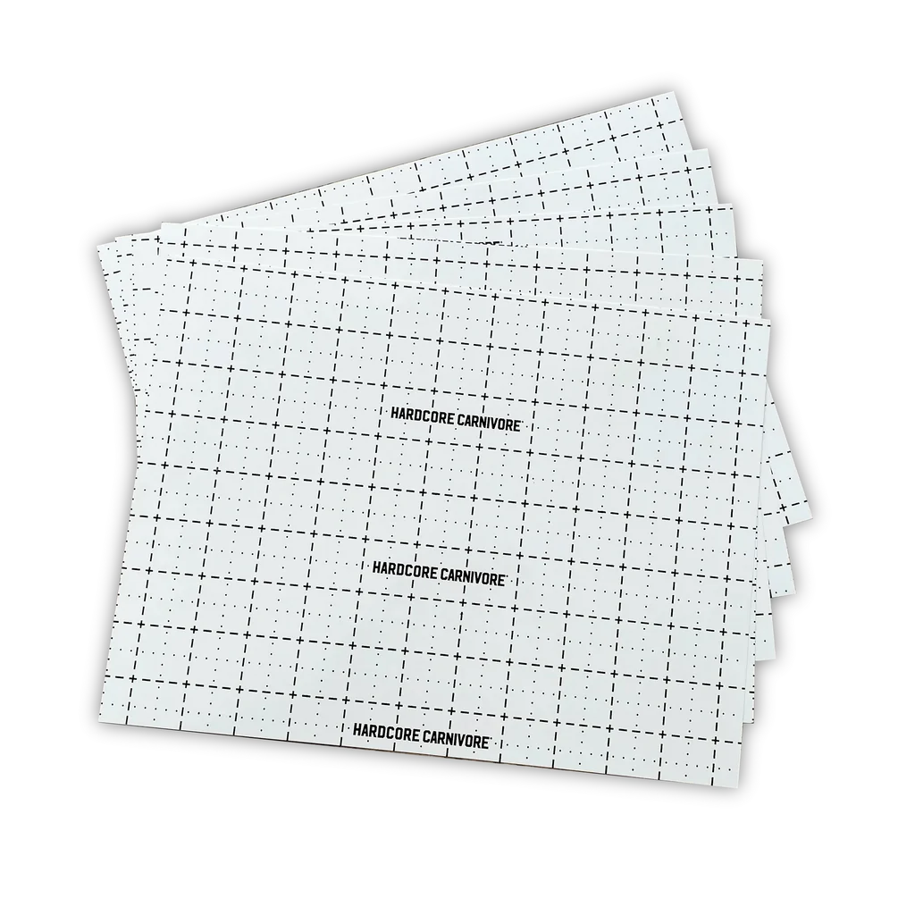 Hardcore Carnivore Disposable Cutting Board - pack of 30