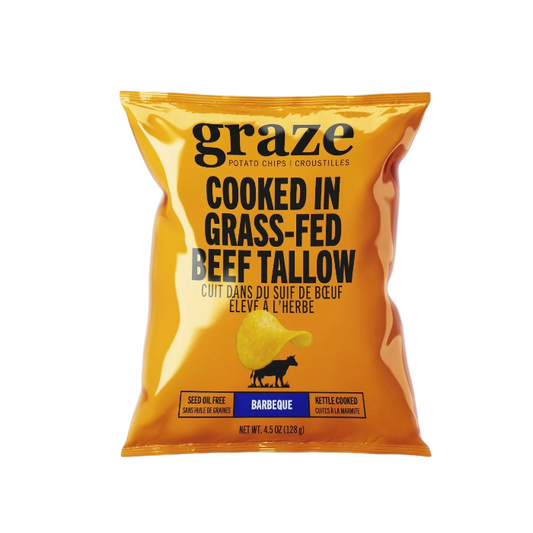 Graze Beef Tallow Kettle-Cooked Potato Chips – Barbeque