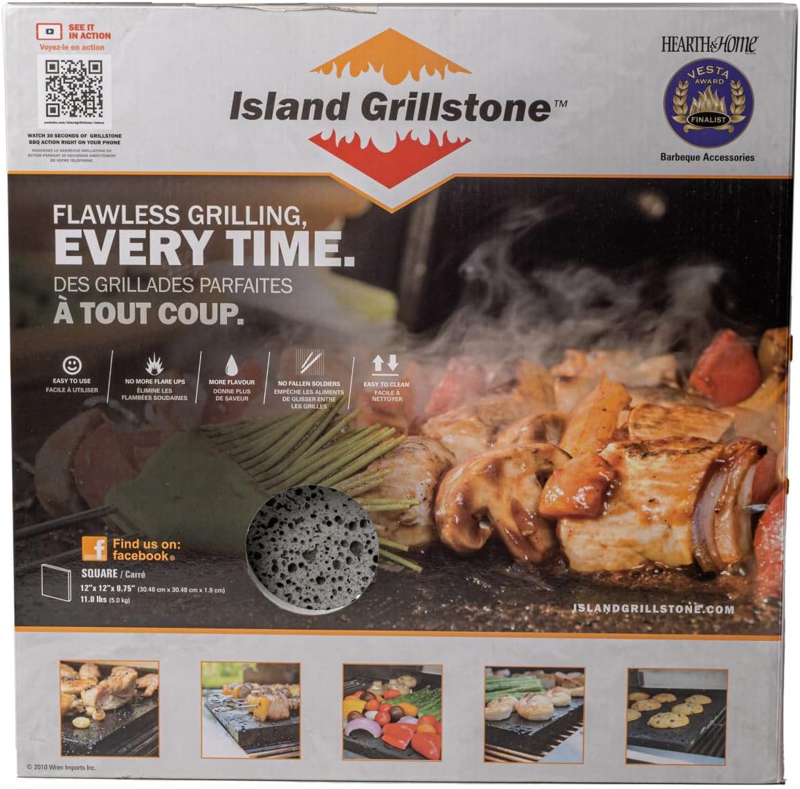 Island Grillstone - Square 12"