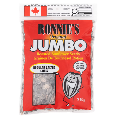 Ronnie’s Jumbo Roasted Sunflower Seeds