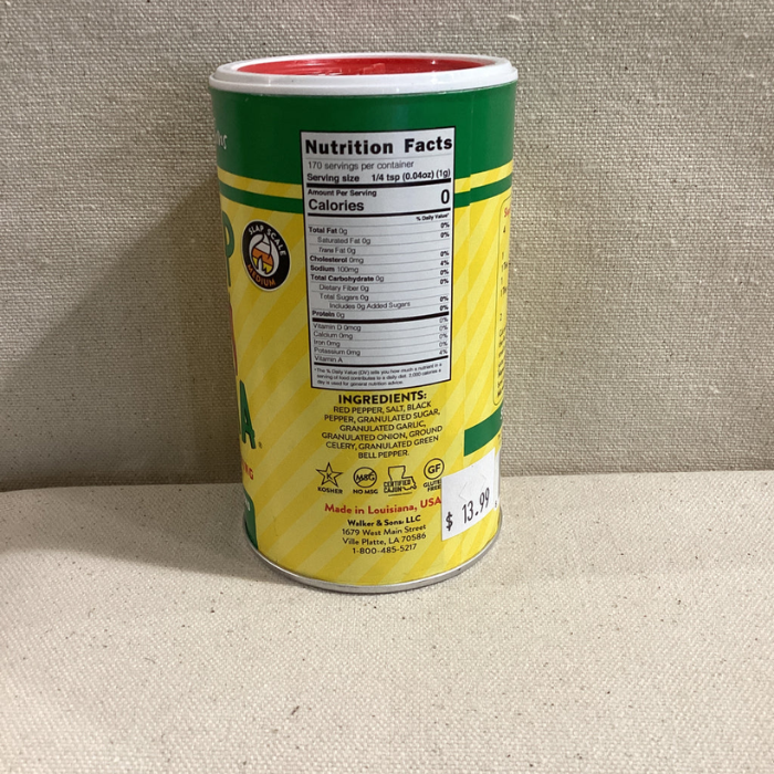 Slap Ya Mama Low Sodium Cajun Seasoning
