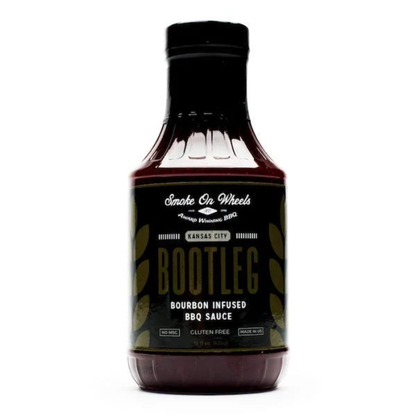 Smoke on Wheels Bootleg Bourbon Infused BBQ Sauce – 16oz