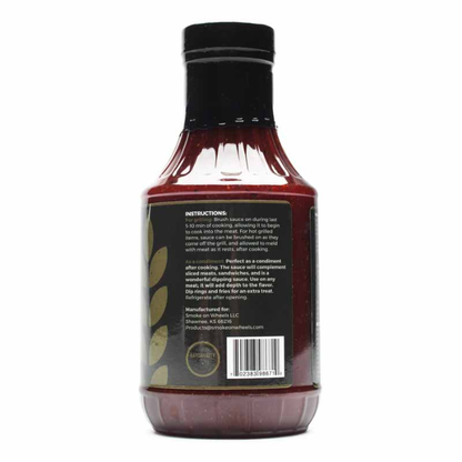 Smoke on Wheels Bootleg Bourbon Infused BBQ Sauce – 16oz