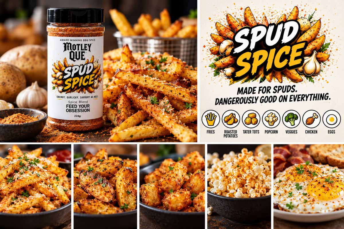 Motley Que Spud Spice Seasoning