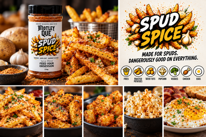 Motley Que Spud Spice Seasoning