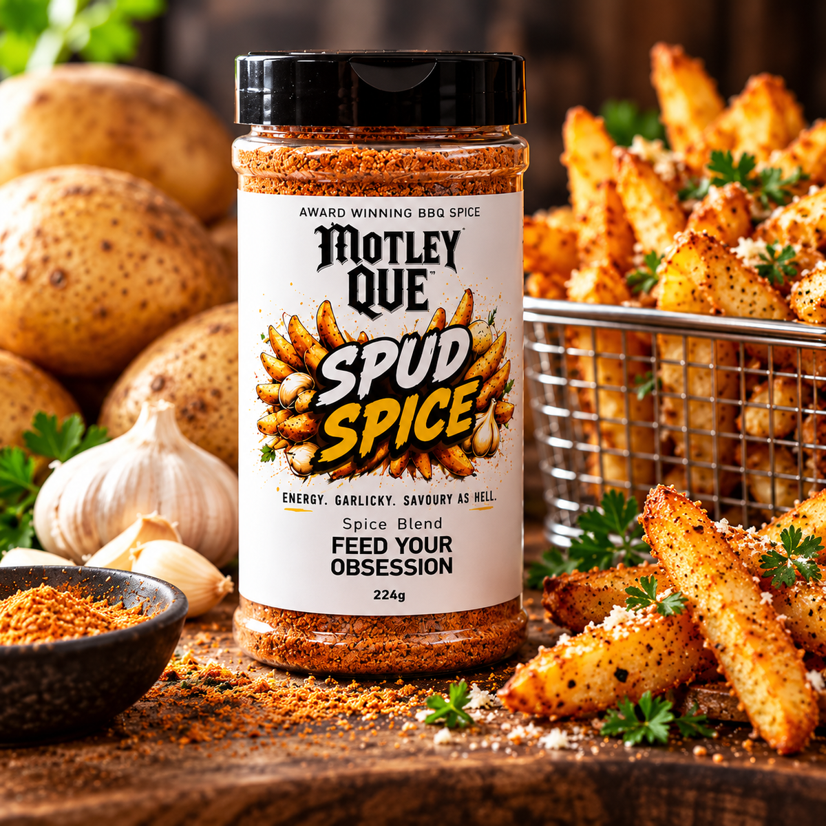 Motley Que Spud Spice Seasoning