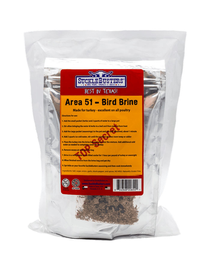 Sucklebusters Area 51 Bird Brine Kit For Turkey