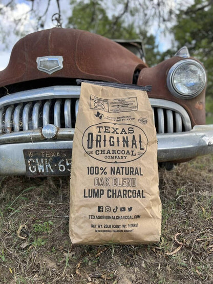 Texas Original Charcoal - 100% Natural Oak Blend Lump Charcoal