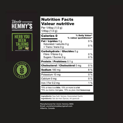 Uncle Hemmy’s Herb You Been Talking Sh*t-HERB & GARLIC SEASONING
