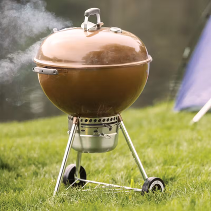 Weber Original Kettle® Premium Charcoal Grill 22" Copper – Classic Charcoal BBQ