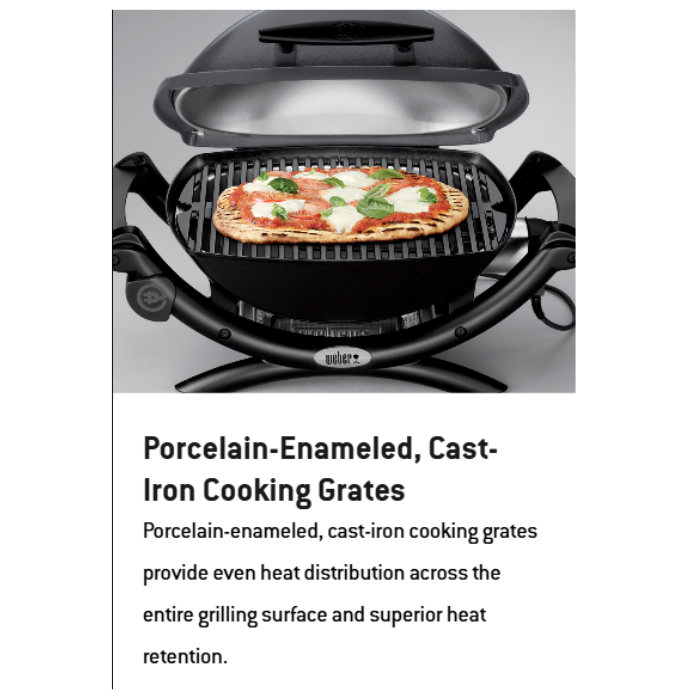 Weber Q 1400 Electric Grill – The Perfect BBQ Where Gas & Charcoal Aren't Allowed
