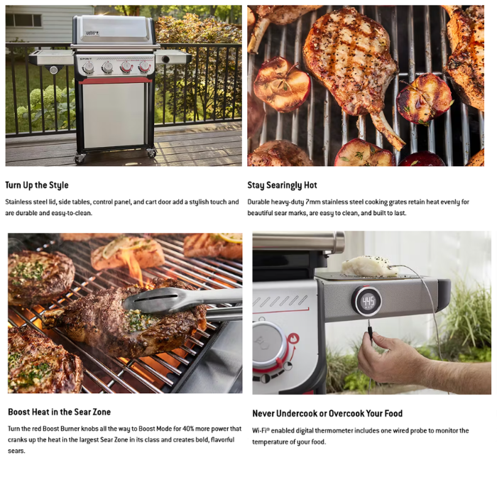 Weber Spirit® SPX-435 Smart Gas Grill (Liquid Propane)