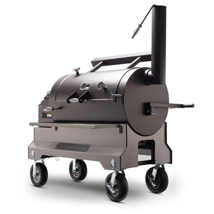 Yoder Smokers Yoder YS 1500s Competition Pellet Grill Silver