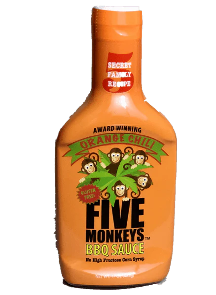 Five Monkeys BBQ Sauce: Orange Chili