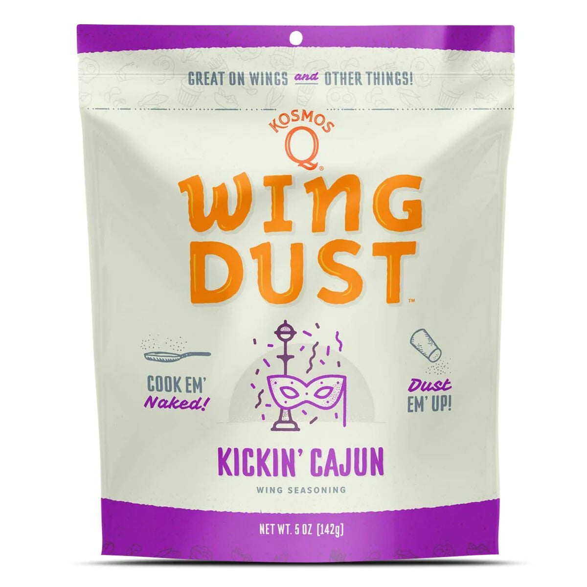 Kosmos Q Kickin' Cajun Wing Dust Seasoning