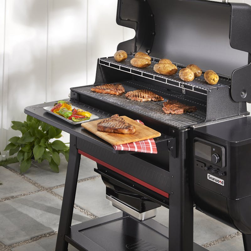 Weber Folding Front Table For Searwood XL 600 Pellet Grill