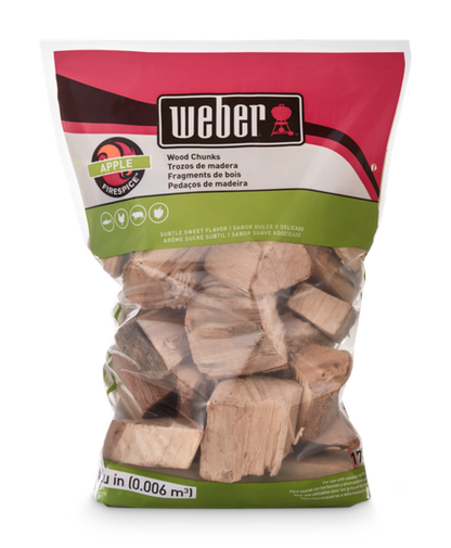 Weber Apple Wood Chunks Weber Chilliwack BBQ Supply