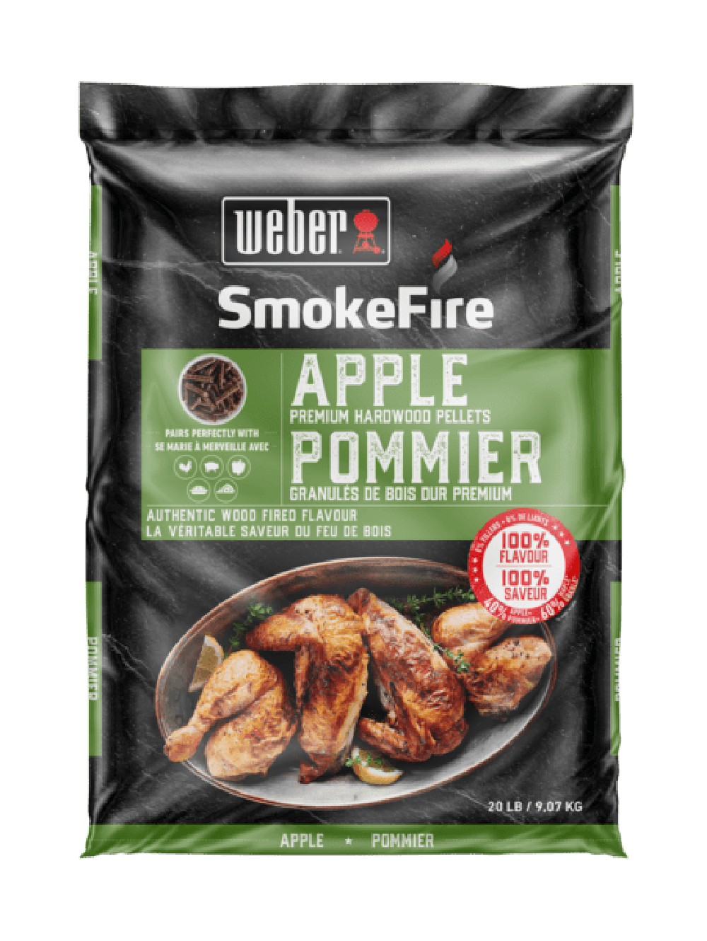 Weber Apple Premium Hardwood Pellets Weber Chilliwack BBQ Supply