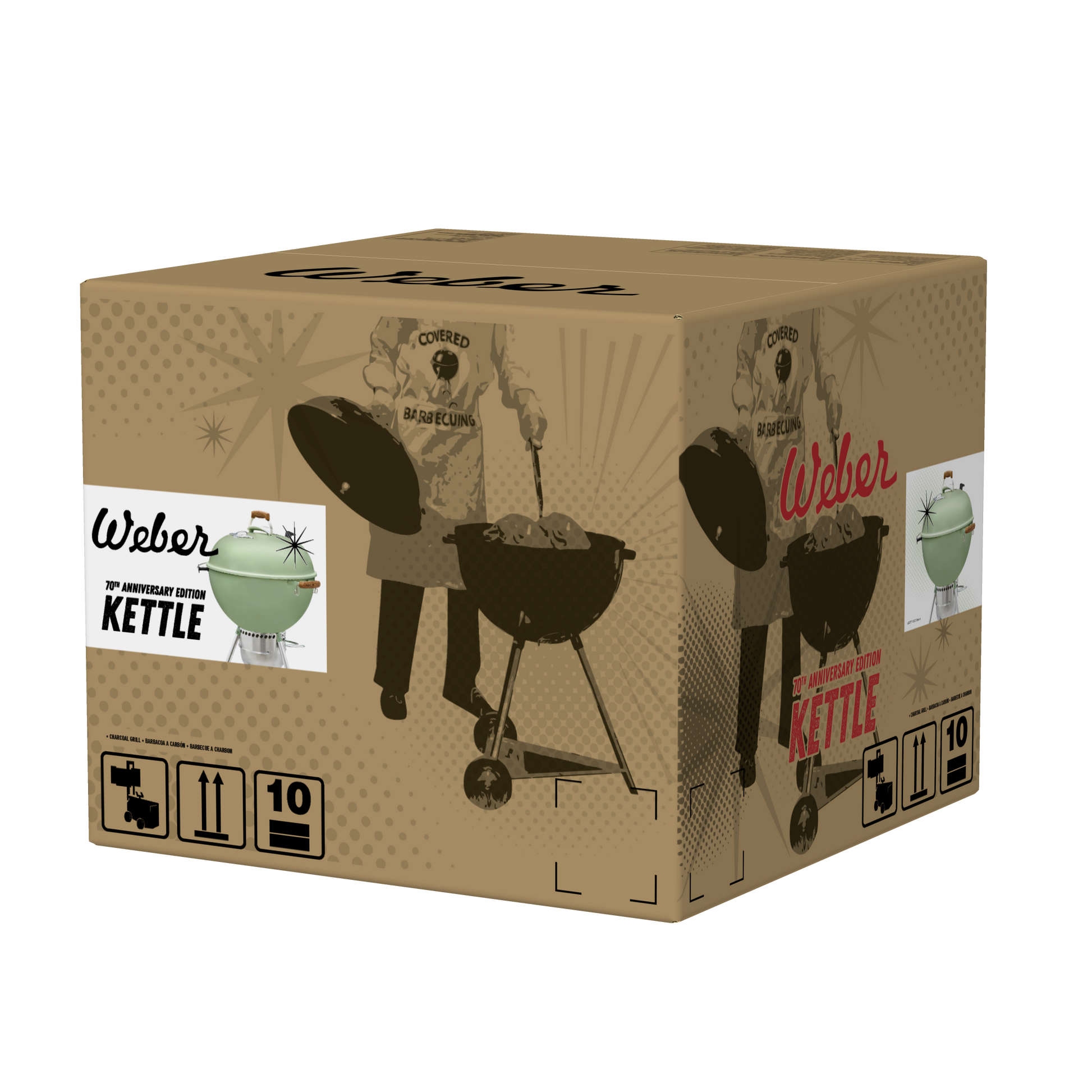 Weber 70th Anniversary Edition Kettle Charcoal Grill 22" Weber Chilliwack BBQ Supply