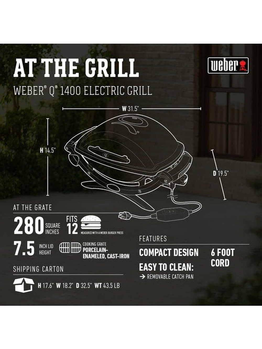 Weber® Q 2400 Electric Grill Weber Chilliwack BBQ Supply