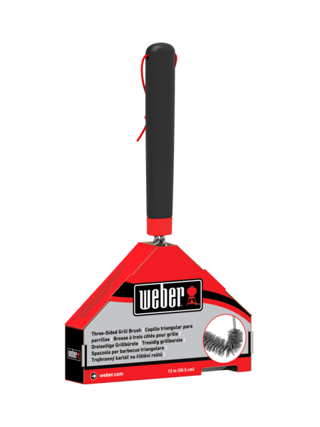 Weber Grill Brush - 12” Three-Sided Weber Chilliwack BBQ Supply