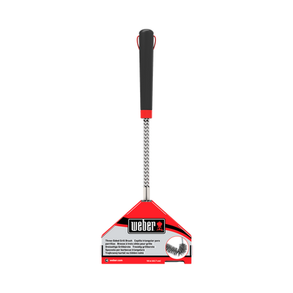 Weber Grill Brush - 18” Three-Sided Weber Chilliwack BBQ Supply