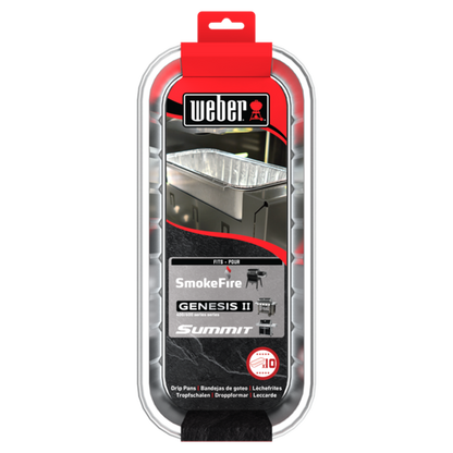 Weber Drip Pan - SmokeFire EX4/EX6, Genesis II 400/600, Summit 400/600/Gold&Plat 6B 10-PACK Weber Chilliwack BBQ Supply