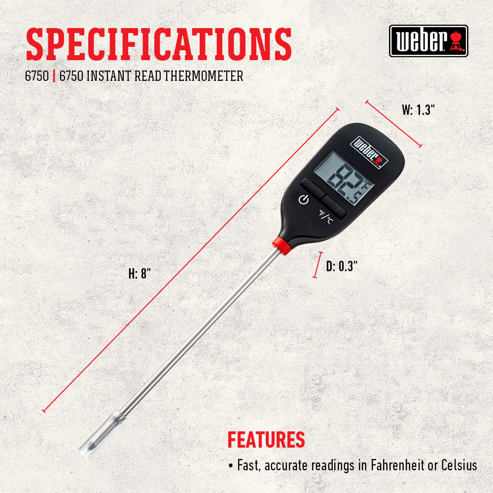 Weber Instant-Read Thermometer Weber Chilliwack BBQ Supply