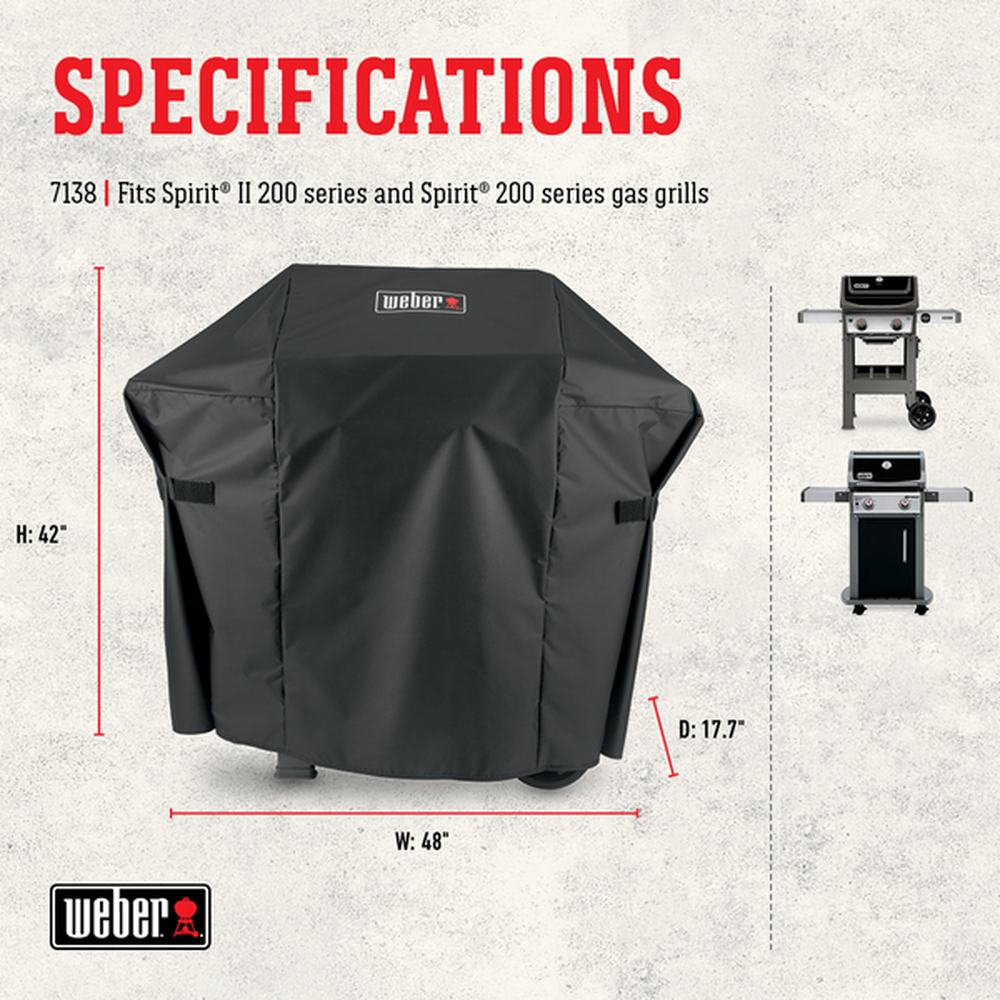 Weber Premium Grill Cover - Spirit 200 series Weber Chilliwack BBQ Supply